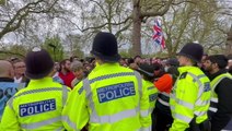 Police step in to stop crowded royal fans being crushed on Mall