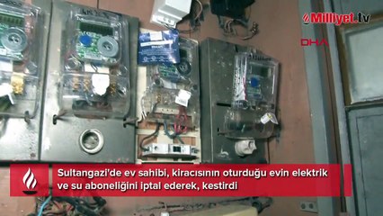 Oğlu ile yaşayan astım hastası kadına ev sahibi şoku! Elektrik ve suları kesildi
