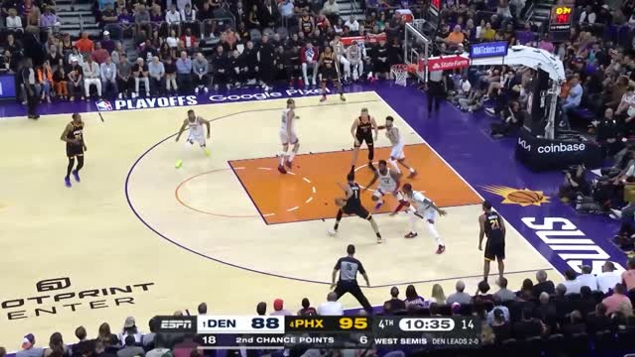 Durant and Booker combine for 86 as Suns fight back against Nuggets