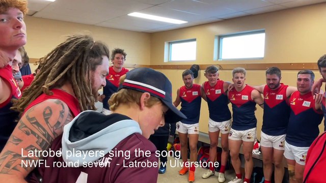 Latrobe players celebrate NWFL round seven victory | May 2023 | The Advocate