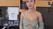 The most popular SEXY & CUTE lady serves $1.5 noodles buffet in BANGKOK #thaifood#thaigirls#thailand#bangkok#hotgirls