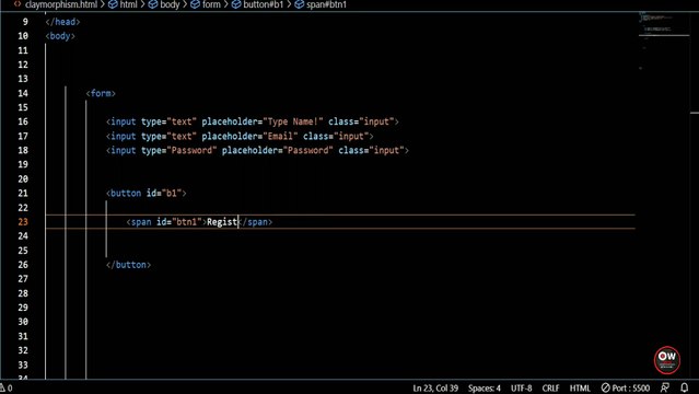Claymorphism Login Form Design using Html & CSS | watch code online | Pure CSS tutorials