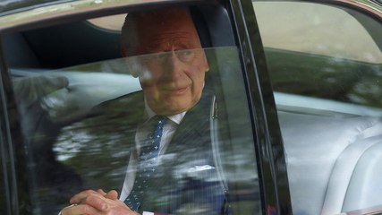 Watch King Charles wave to crowds on way to his coronation