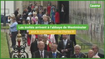 Emma Thompson et des invités au couronnement de Charles III