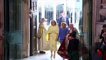 Jill Biden arrives at Coronation with granddaughter
