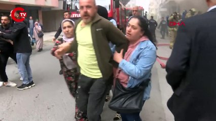 Maltepe'de korkutan yangın: 2'si bebek 8 kişi kurtarıldı