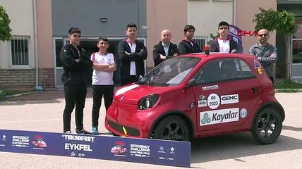 Kalorifer dairesinde yapılan araç Türkiye birincisi oldu