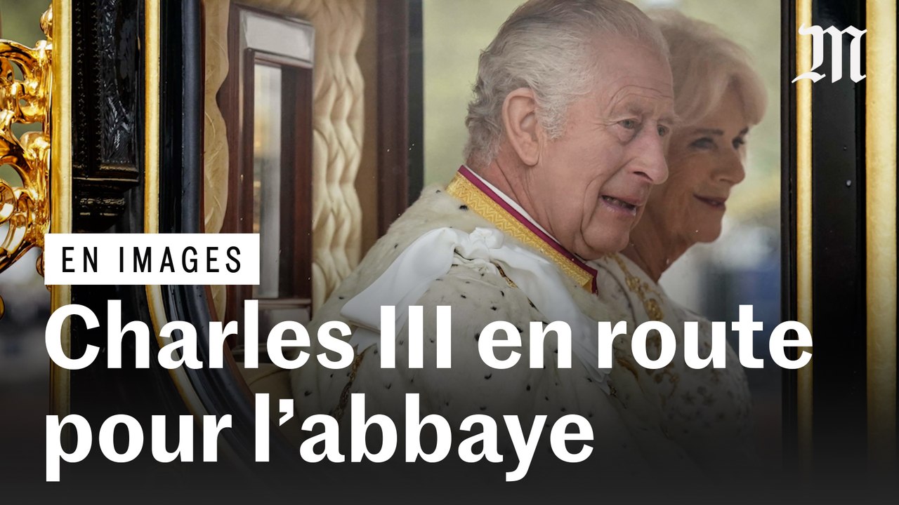 Couronnement de Charles III : en carrosse, le roi et la reine quittent le palais de Buckingham