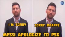 Lionel Messi Apologies to PSG Ultras Teammates for Unauthorized Saudi Trip as Messi almost in Tears