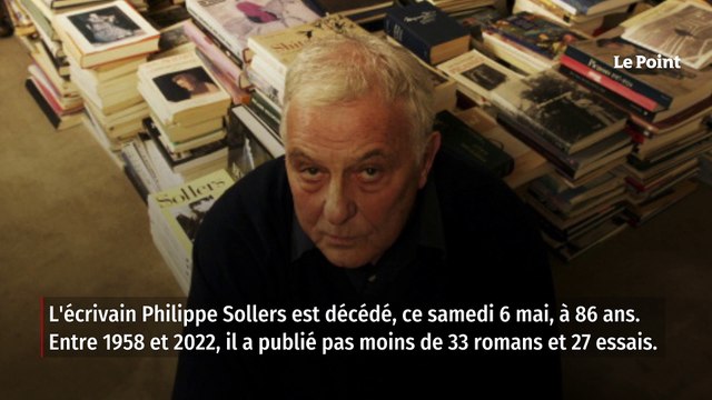 L’écrivain Philippe Sollers est décédé