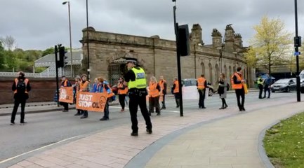 May 2023: Just Stop Oil protesters block traffic on the day of the Kings Coronation