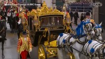 King Charles and Queen Camilla Ride in Horse-Drawn Carriage to Westminster Abbey for Coronation