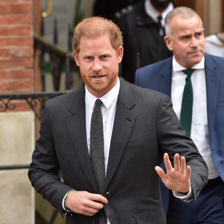 Prince Harry arrived for King Charles' coronation alongside Princess Eugenie and Princess Beatrice