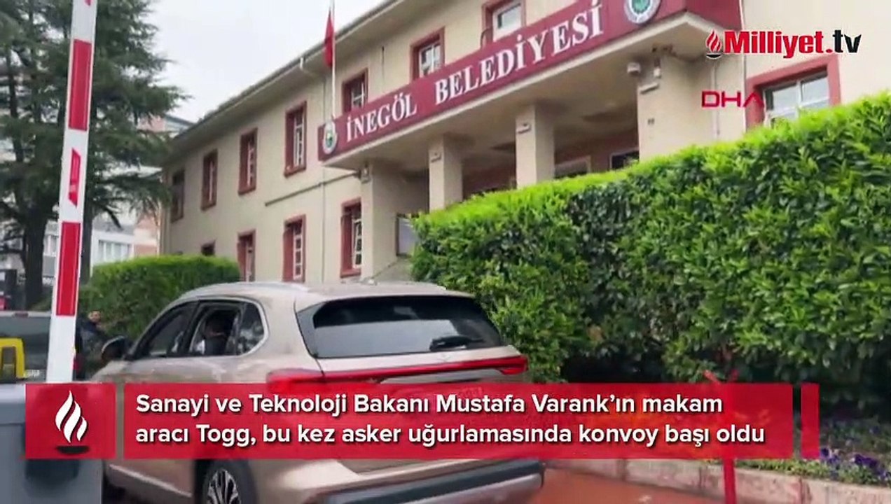 Togg, asker uğurlamasında konvoy başı oldu