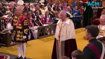'God Save the King': King Charles was crowned alongside the Queen at a lavish ceremony in Westminster Abbey in London