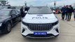 Yerli otomobil TOGG polis arabası olarak ilk kez görüntülendi