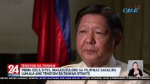 EDCA sites, makatutulong sa Pilipinas sakaling lumala ang tensyon sa Taiwan — PBBM | 24 Oras Weekend