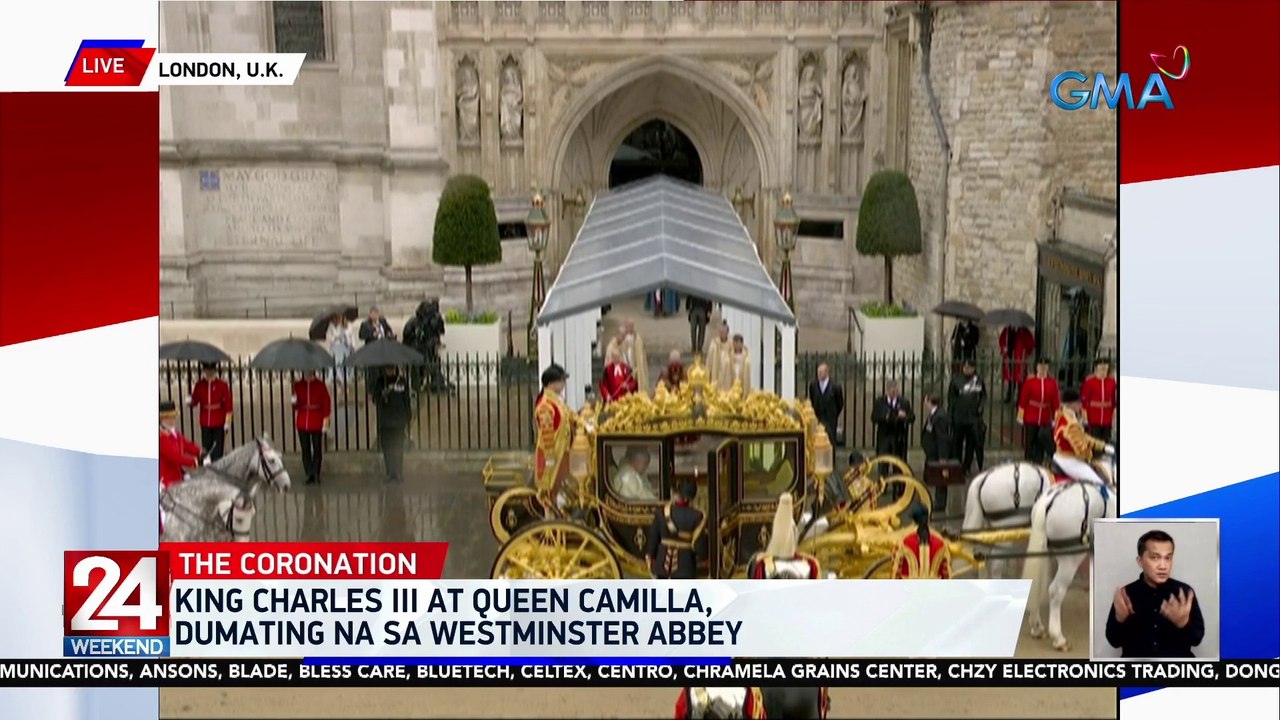 King Charles III at Queen Camilla, nasa Westminster Abbey na | 24 Oras Weekend