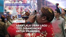 Momen Abah Lala Nyanyikan Ojo Dibandingke Khusus untuk Prabowo
