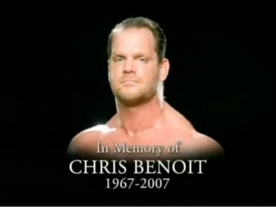 Chris Benoit Official Tribute from WWE Raw 25 06 2007