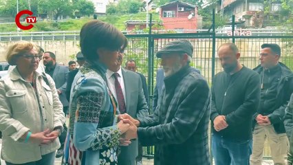 Canan Kaftancıoğlu'ndan öldürülen müzisyen Cihan Aymaz'ın ailesine taziye ziyareti