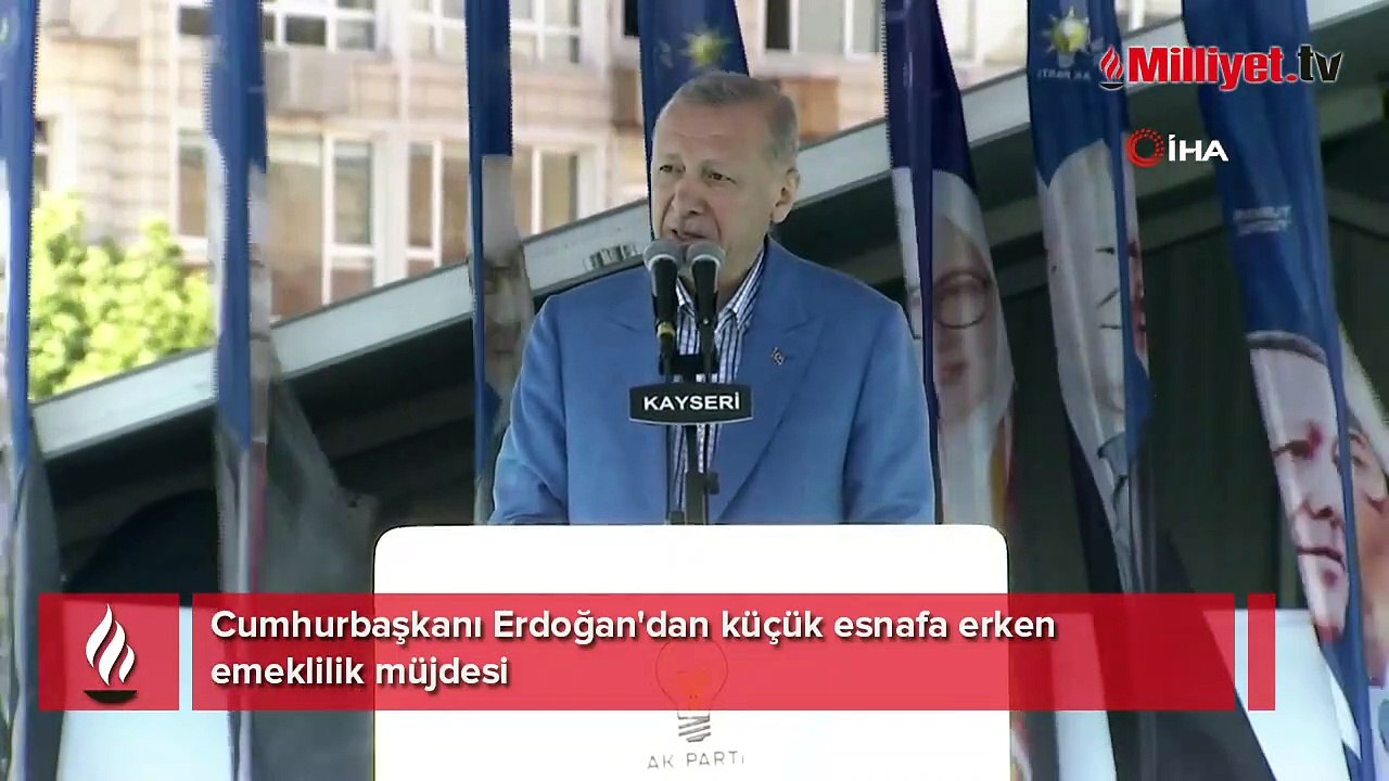 Cumhurbaşkanı Erdoğan'dan küçük esnafa erken emeklilik müjdesi! Prim gün sayısı iniyor