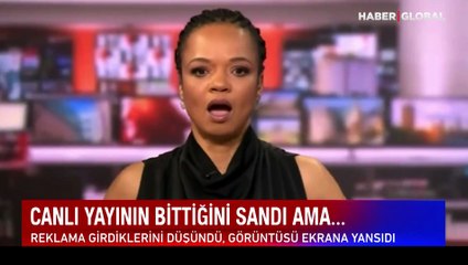 Canlı yayının bittiğini sandı ama... BBC'nin spikerinin o anları milyonlarca kez izlendi