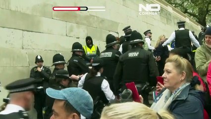 Detenções em Londres antes de Carlos III se tornar rei