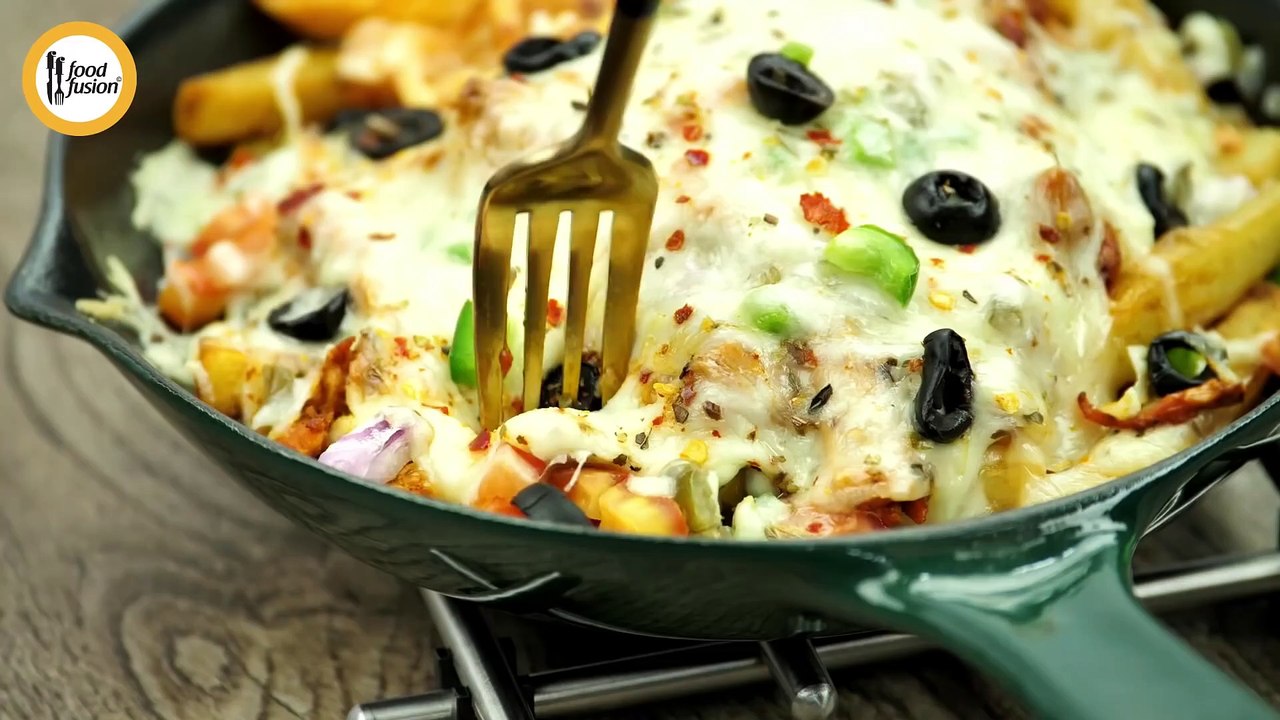 Pizza Fries Recipe Courtesy Food Fusion video Dailymotion