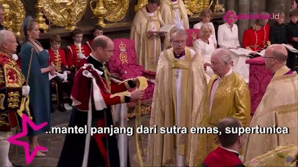Pangeran William Bantu Prosesi Penahbisan Raja Charles III, Pakai Mantel Panjang dari Sutra Emas