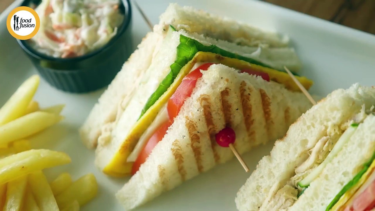 Club Sandwich recipe - Courtesy Food Fusion