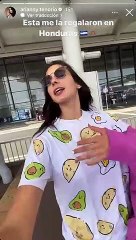 Arianny Tenorio recuerda a Honduras por particular camiseta