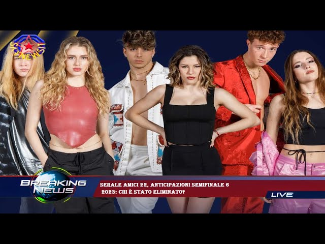 Video Serale Amici 22, anticipazioni semifinale 6 2023: chi è stato eliminato?