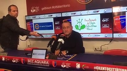 Intervista di Raciti dopo Gelbison-Messina