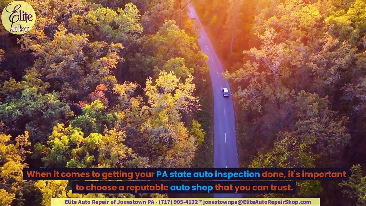 PA State Inspection in Jonestown PA, Jonestown Auto Mechanic offers