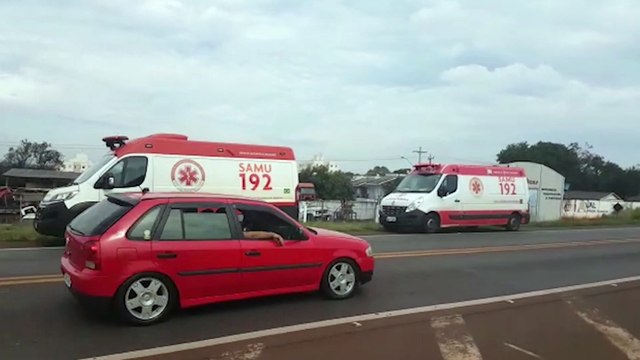 Equipes do Samu prestam atendimentos a homem na rodovia BR-277