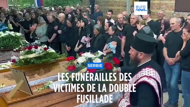 Serbie : après la double fusillade, l'heure des funérailles