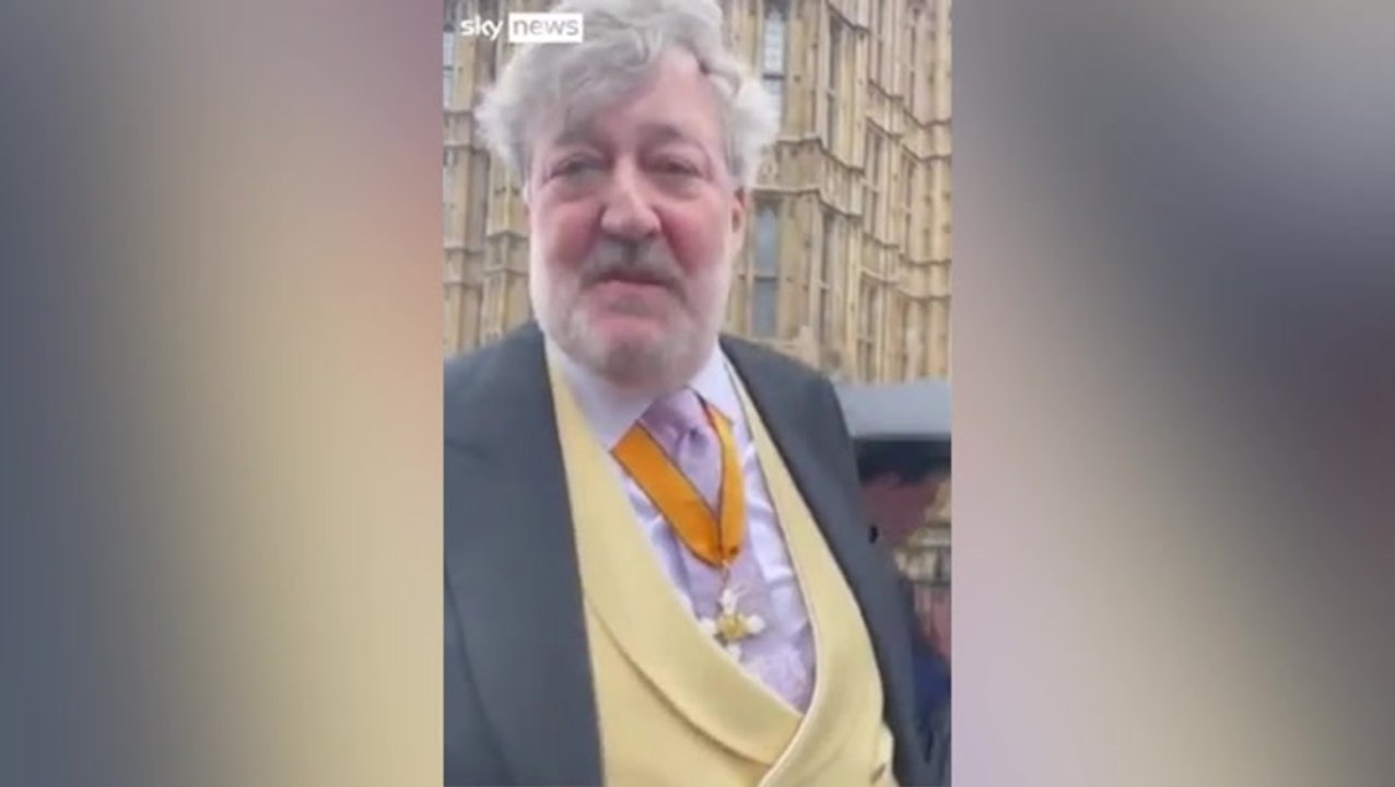 Stephen Fry praises ‘enchanting and extraordinary’ coronation ceremony