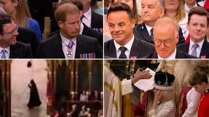 Watch six blink-and-you’ll-miss-it moments at the coronation