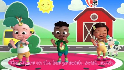 Wheels On The Bus Dance   Dance Party  CoComelon Nursery Rhymes & Kids Songs