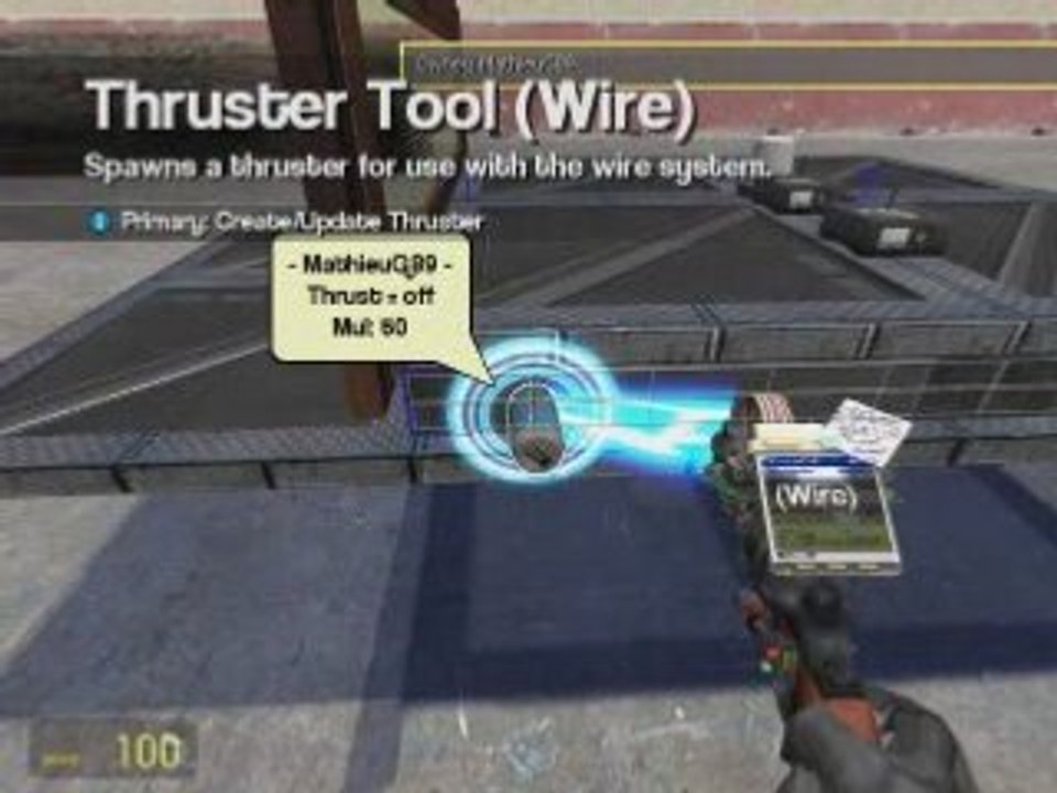 MathieuG89 Tutorial Wiremod 6 (Français) Vidéo Dailymotion