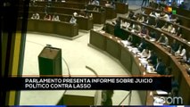 teleSUR Noticias 15:30 06-05: Parlamento presenta informe de juicio político contra pdte. ecuatoriano