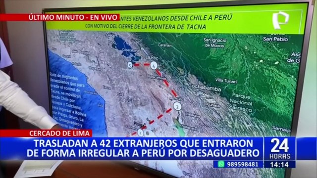 PNP traslada a 42 extranjeros que ingresaron de forma irregular al Perú por Desaguadero