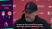 Klopp says Salah will be seen as all time-great