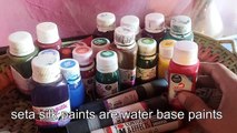 Water Based Silk Paint   silk painting  silk painting for beginners