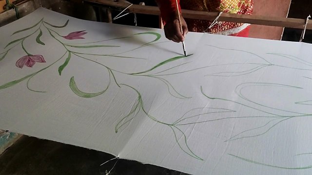 Silk Painting Techniques Without Gutta Silk Painting Without Using Gutta Dry Brush Strokes