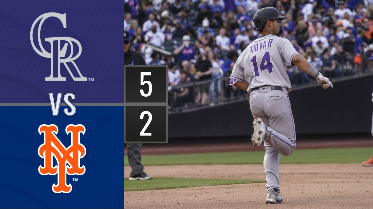 Resumen Rockies de Colorado vs Mets de New York...