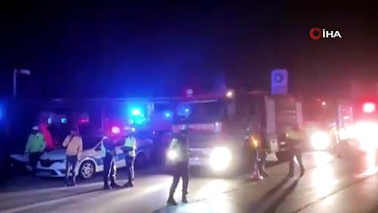 Freni patlayan kamyon asker uğurlama eğlencesini savaş alanına çevirdi