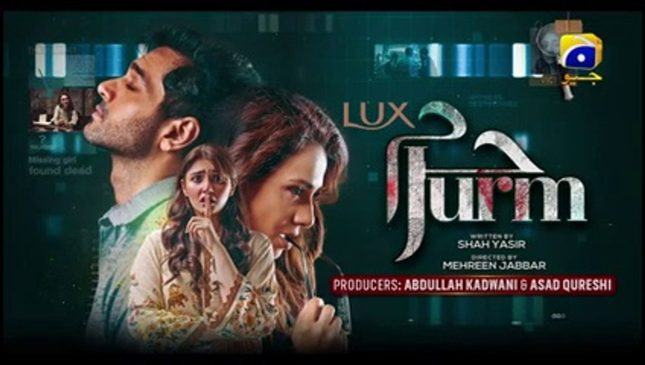 Jurm 2nd Last Episode 03 - [Eng Sub] - Wahaj Ali - Durefishan Saleem - Digitally Presented by Lux
