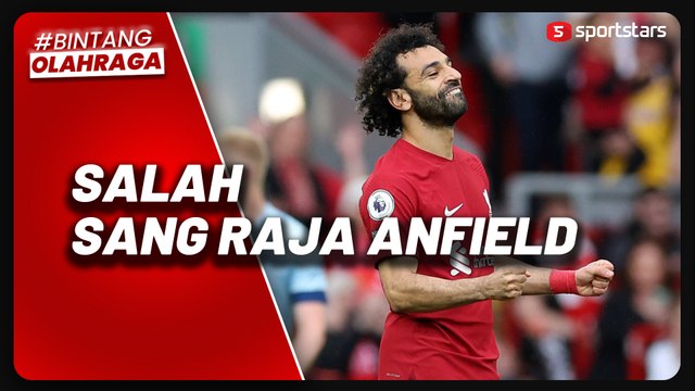 Momen Mo Salah Sah Jadi Raja Anfield, Sejajar Steven Gerrard
